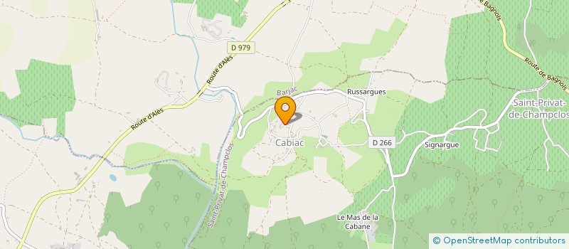 localisation de l'entreprise CLEMALEX  SAINT-PRIVAT-DE-CHAMPCLOS