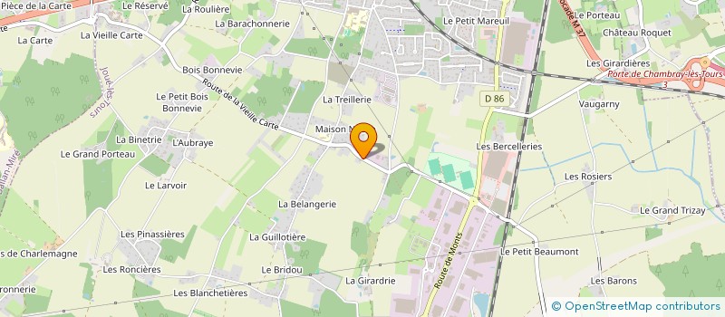 localisation de l'entreprise CLEMALIGHTS à JOUE-LES-TOURS