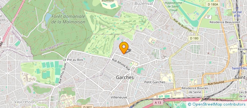 localisation de l'entreprise CLEMALILOU à GARCHES