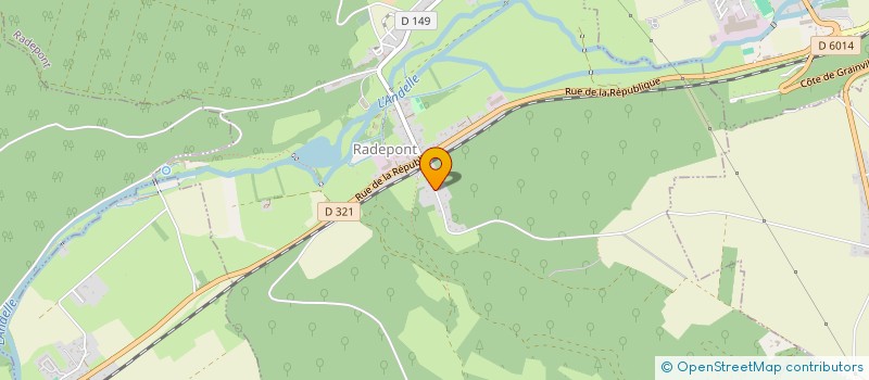 localisation de l'entreprise CLEMALO  RADEPONT