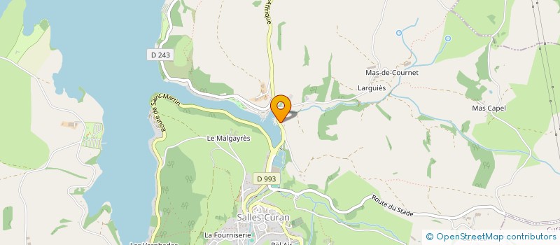 localisation de l'entreprise CLEMAN  SALLES-CURAN