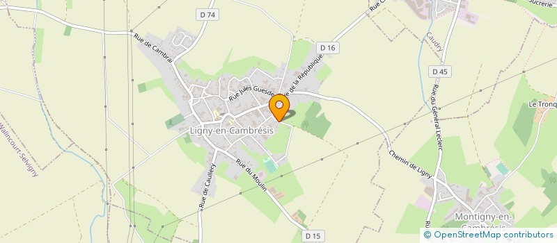 localisation de l'entreprise CLEMANE à CAMBRAI