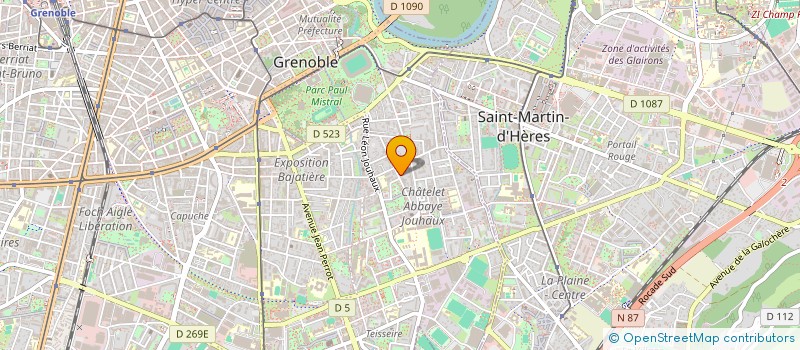 localisation de l'entreprise CLEMANE CONSULTING  GRENOBLE