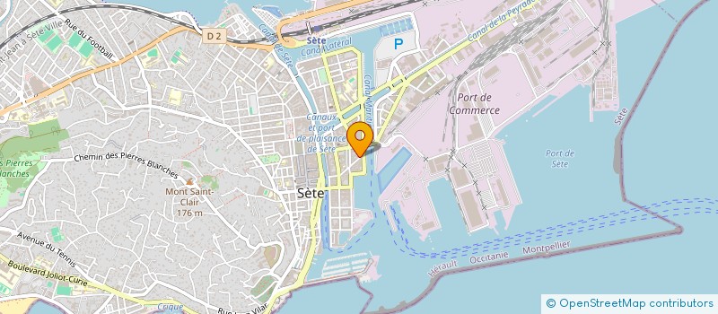 localisation de l'entreprise CLEMANGE  SETE