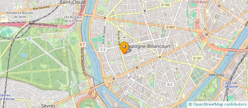localisation de l'entreprise CLEMANTILLE à BOULOGNE-BILLANCOURT