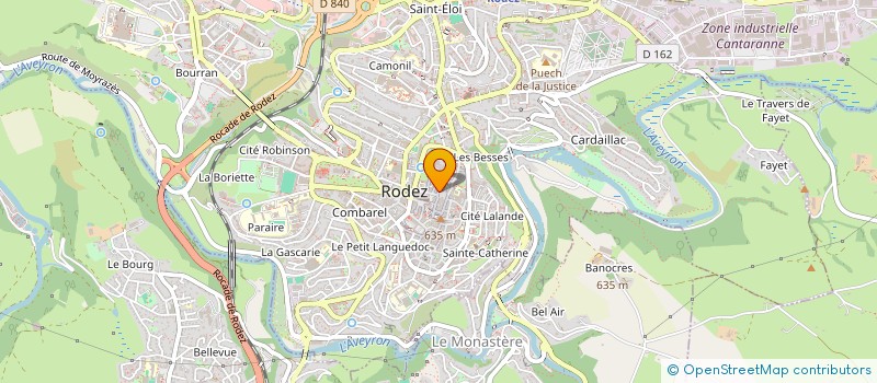 localisation de l'entreprise CLEMAR  RODEZ