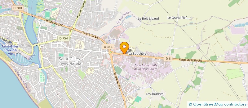 localisation de l'entreprise CLEMAR à SAINT-GILLES-CROIX-DE-VIE
