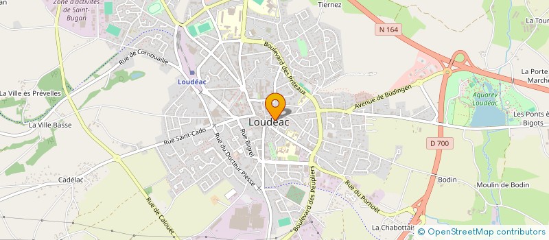 localisation de l'entreprise CLEMAR à LOUDEAC