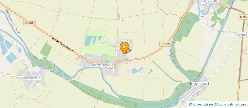 localisation de l'entreprise CLEMAR  VILLENEUVE-SUR-AISNE