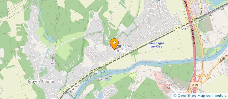 localisation de l'entreprise CLEMAR  CHAMPAGNE-SUR-OISE