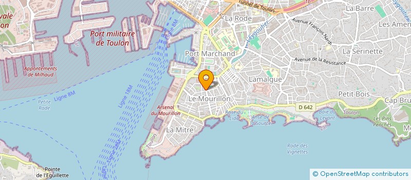 localisation de l'entreprise CLEMARCAL  TOULON