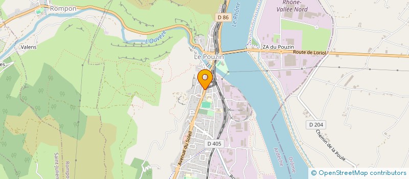 localisation de l'entreprise CLEMARLINE  LE POUZIN