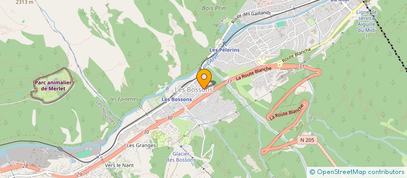 localisation de l'entreprise CLEMASKI DESIGN  CHAMONIX-MONT-BLANC