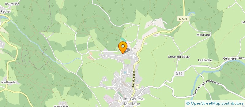 localisation de l'entreprise CLEMASY GERY  SAINT-GENEST-MALIFAUX