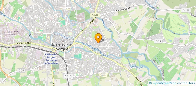 localisation de l'entreprise CLEMASYLU HOLDING  L'ISLE-SUR-LA-SORGUE