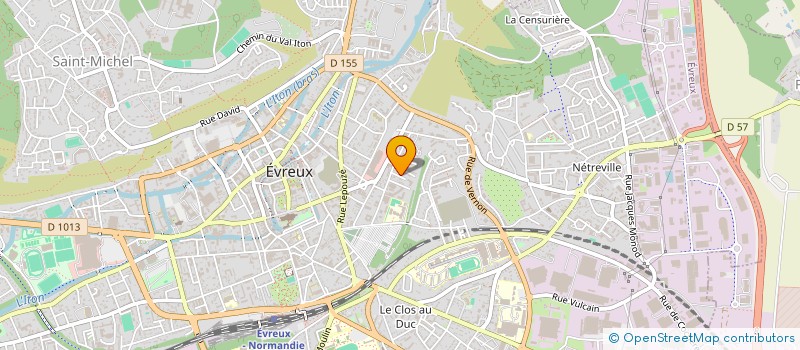 localisation de l'entreprise CLEMAT  EVREUX