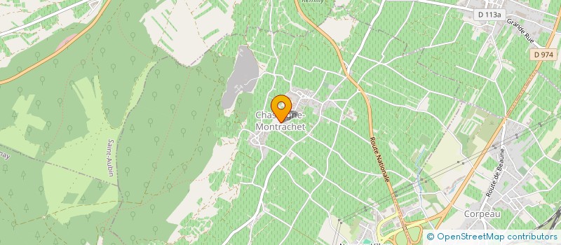 localisation de l'entreprise CLEMAT  CHASSAGNE-MONTRACHET