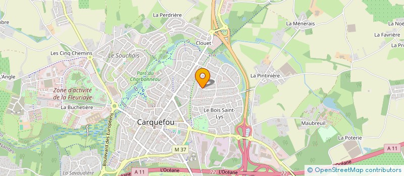 localisation de l'entreprise CLEMATAN  CARQUEFOU