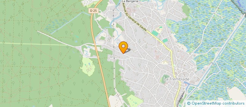 localisation de l'entreprise CLEMATHIZ  LA TREMBLADE