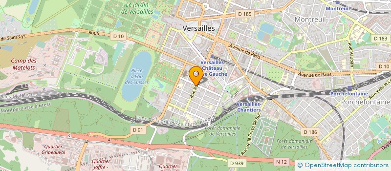 localisation de l'entreprise CLEMATITE à VERSAILLES