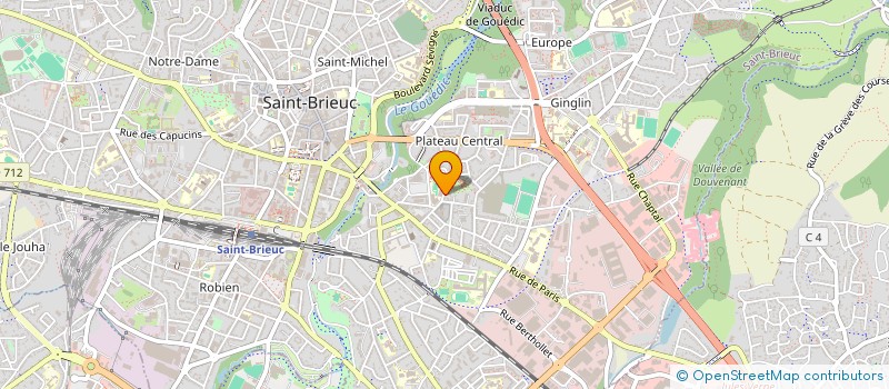 localisation de l'entreprise CLEMATITE à SAINT-BRIEUC