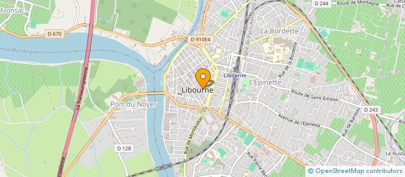 localisation de l'entreprise CLEMATRIS  LIBOURNE