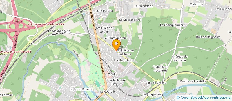 localisation de l'entreprise CLEMAULT  VEIGNE