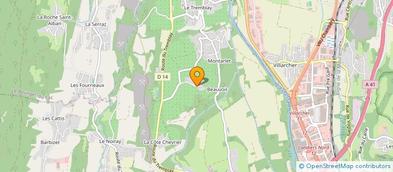 localisation de l'entreprise CLEMAUR  LA MOTTE-SERVOLEX