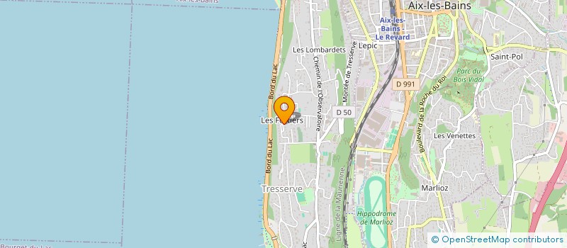 localisation de l'entreprise CLEMAX SAVOIE  TRESSERVE