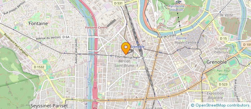 localisation de l'entreprise CLEMCA 2  GRENOBLE