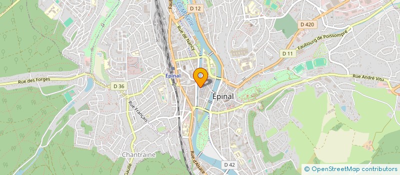 localisation de l'entreprise CLEMCA à EPINAL