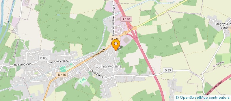 localisation de l'entreprise CLEMCO SCI  QUINCY-VOISINS