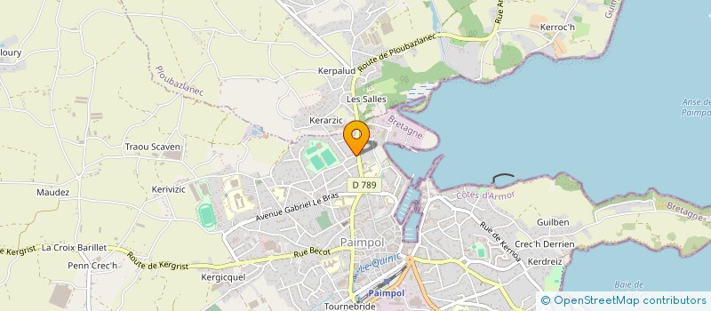 localisation de l'entreprise CLEMCOT SCI  PAIMPOL