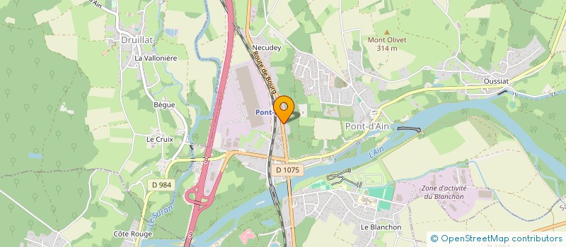 localisation de l'entreprise CLEMDAMI  PONT-D AIN