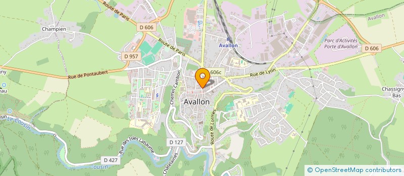 localisation de l'entreprise CLEMELO RENOVATION  AVALLON