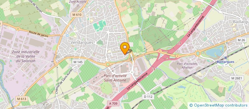 localisation de l'entreprise CLEMENC TRAITEUR S.A.S.U. à VENDARGUES