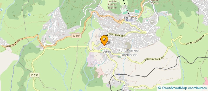 localisation de l'entreprise CLEMENCE 2021  FONT-ROMEU-ODEILLO-VIA