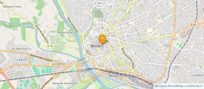 localisation de l'entreprise CLEMENCE à BEZIERS