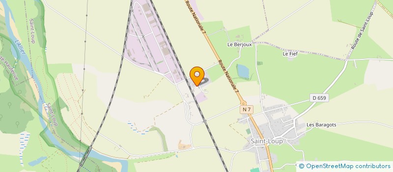 localisation de l'entreprise CLEMENCE  SAINT-LOUP