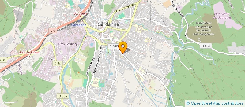 localisation de l'entreprise CLEMENCE BEAUDOUIN  GARDANNE