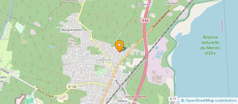 localisation de l'entreprise CLEMENCE COUTURIER EXPERTISE COMPTABLE  BENESSE-MAREMNE