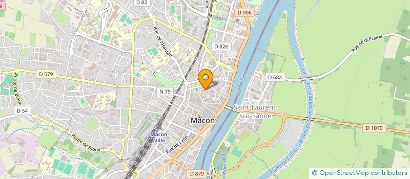localisation de l'entreprise CLEMENCE GUERIN à MACON