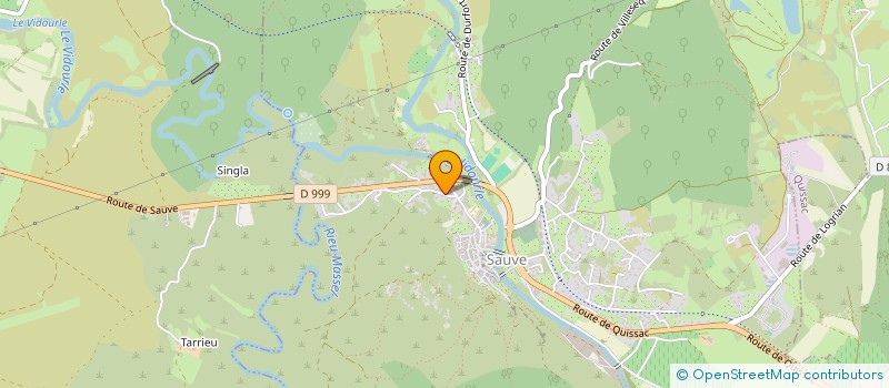 localisation de l'entreprise CLEMENCE HIVER  SAUVE