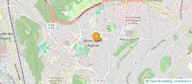 localisation de l'entreprise CLEMENCE IMMO  MONT-SAINT-AIGNAN