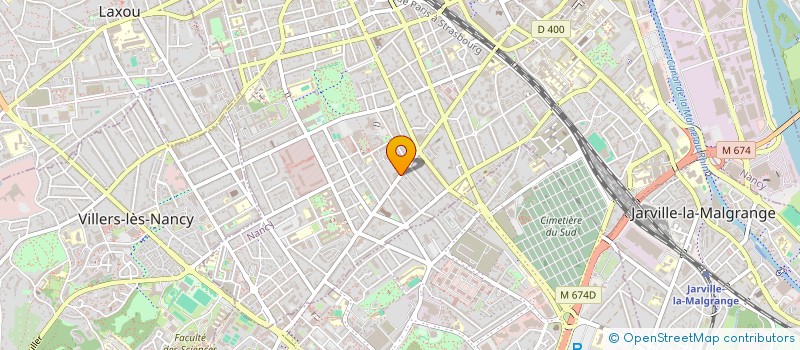 localisation de l'entreprise CLEMENCE/JOURDAIN  NANCY