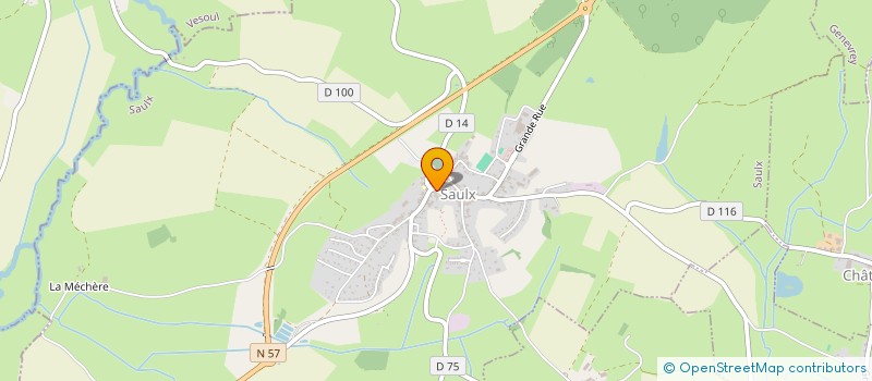 localisation de l'entreprise CLEMENCE PRO  SAULX