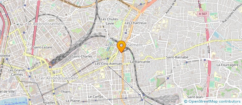 localisation de l'entreprise CLEMENCE ROYER à MARSEILLE
