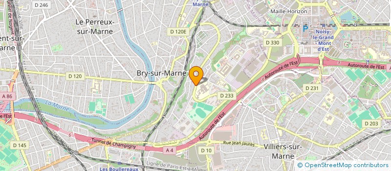 localisation de l'entreprise CLEMENCEAU à BRY-SUR-MARNE