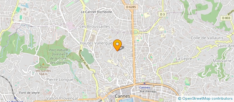 localisation de l'entreprise CLEMENCEAU à CANNES
