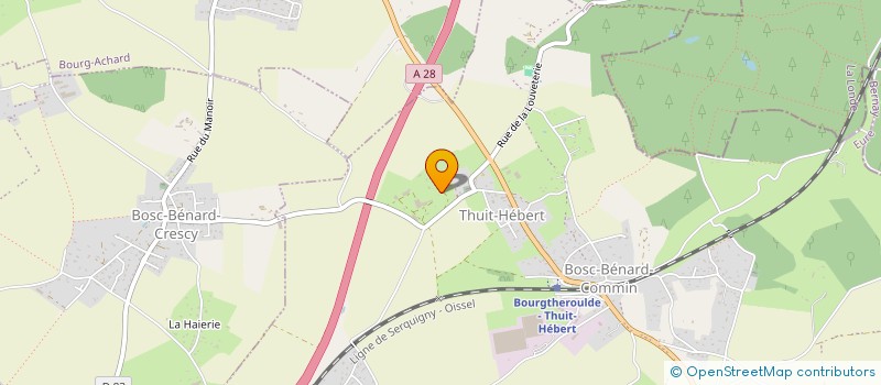 localisation de l'entreprise CLEMENCEAU  GRAND BOURGTHEROULDE